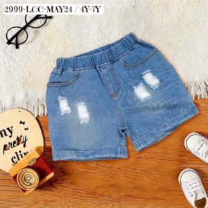 Online Kids Wear: Trendy Light Blue Jean Shorts