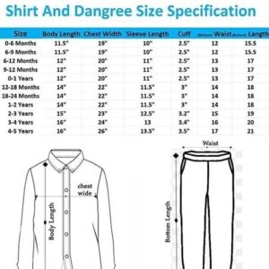 Online Kids Store: Baby and Mummy Size Chart