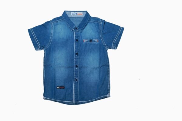 Baby and Mummy: Trendy Blue Denim Shirts for Kids Wear