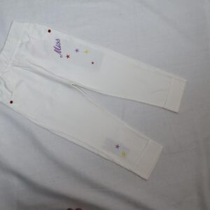 Baby and Mummy: Fun White Pants with Colorful Spots