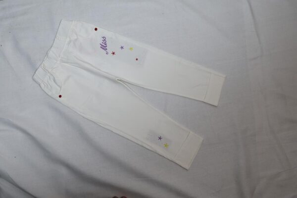 Baby and Mummy: Fun White Pants with Colorful Spots