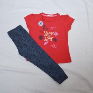 Online Kids Store: Red Shirt & Leggings