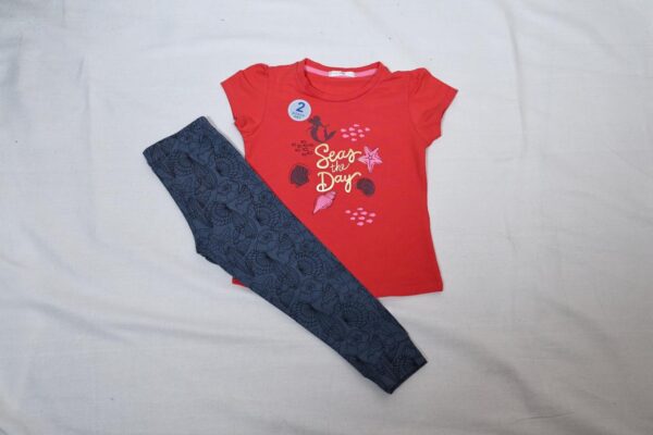 Online Kids Store: Red Shirt & Leggings