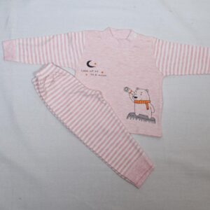 Baby and Mummy: Pink Night Suit for Kids Clothing