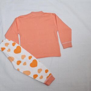 Baby and Mummy: Orange Night Suit for Kids Clothing