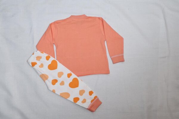 Baby and Mummy: Orange Night Suit for Kids Clothing