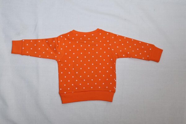 Baby and Mummy: Trendy Orange Sweatshirt for Kids