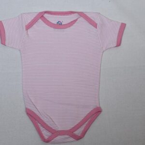 New Born Baby Romper Body Suits Jump Suit for Boys and Girls Set of 3 Dark Pink