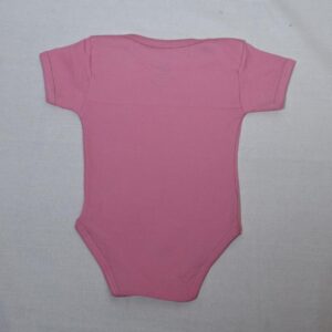 New Born Baby Romper Body Suits Jump Suit for Boys and Girls Set of 3 Dark Pink