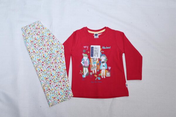 Online Shopping for Kids: Red T-Shirt & Pajama Set