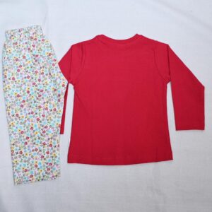 Online Shopping for Kids: Red T-Shirt & Pajama Set