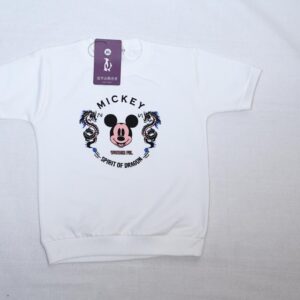 Baby and Mummy: Yellow T-shirt Classic Mickey Mouse Kids Wear Shirt