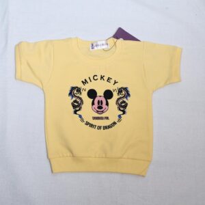 Baby and Mummy: Yellow Mickey Mouse Kids Wear