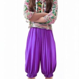 Buy online Baby and Mummy kids wear: Rocking Vibrant Purple Pants Comfy Style