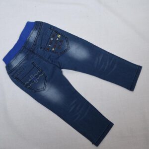 Online Kids Wear: Stylish Mid Blue Denim Jeans