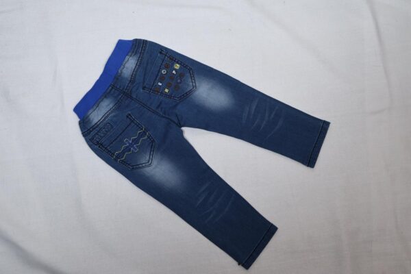 Online Kids Wear: Stylish Mid Blue Denim Jeans