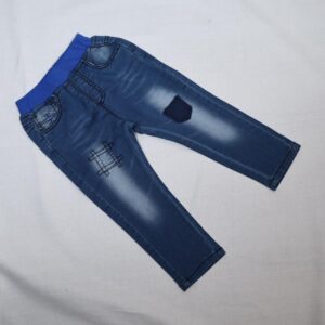 Online Kids Wear: Stylish Mid Blue Denim Jeans