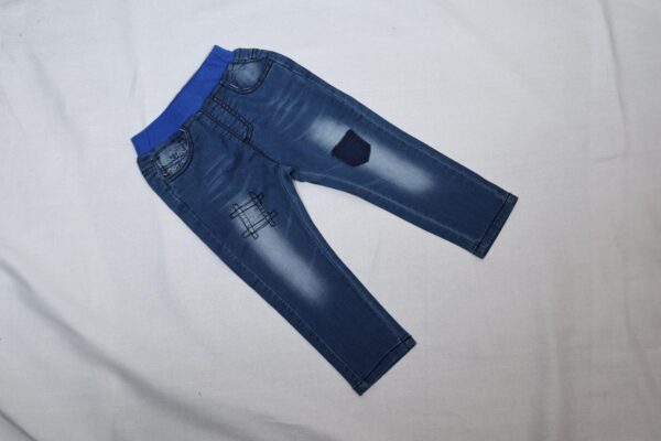 Online Kids Wear: Stylish Mid Blue Denim Jeans